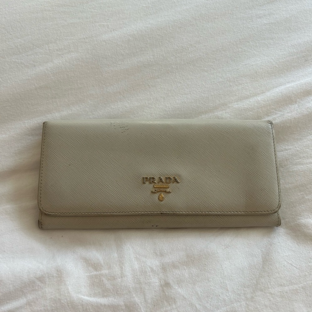 Authentic Prada Large Saffiano Leather Wallet